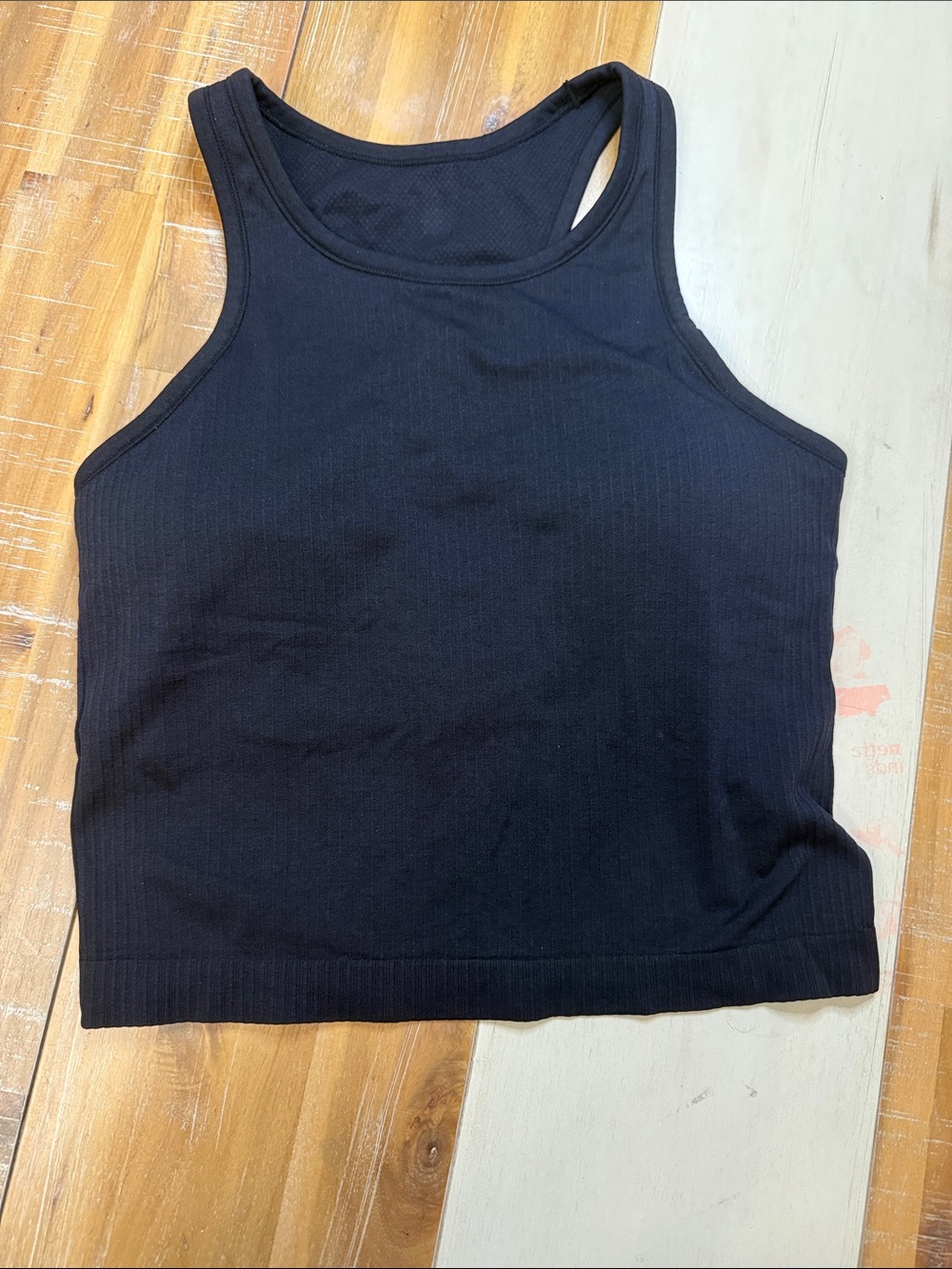 Classic Black Ribbed Tank Top - Women's Sleeveless Crop